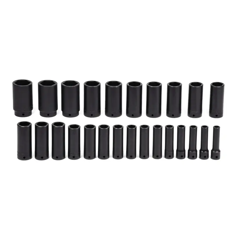 25 pc 1/2" Drive Deep Impact Socket Set