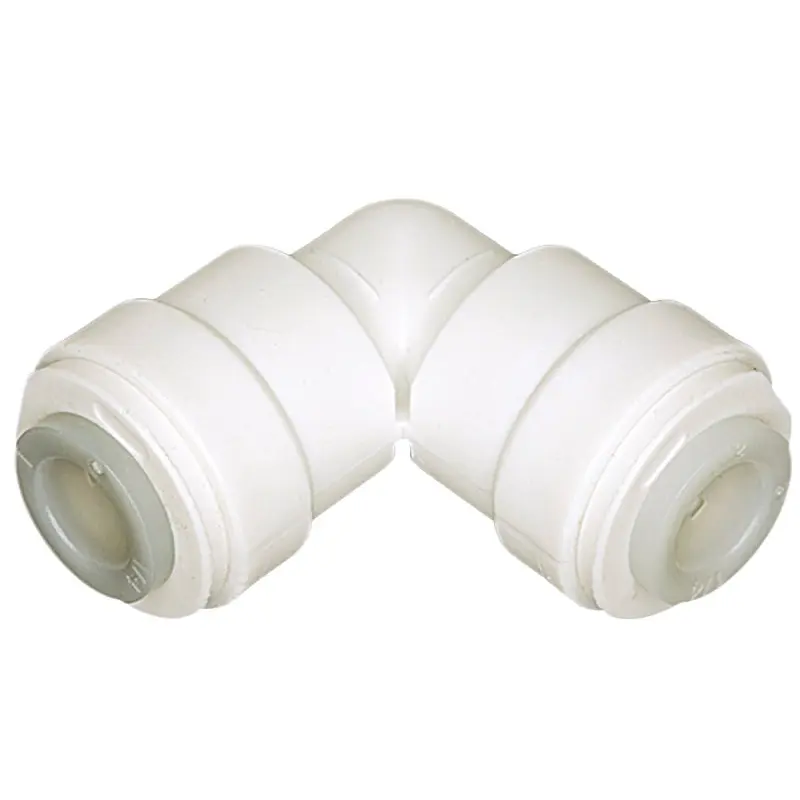Watts PL-3022 Tube Elbow, 3/8 in, 90 deg Angle, Plastic, 150 psi Pressure
