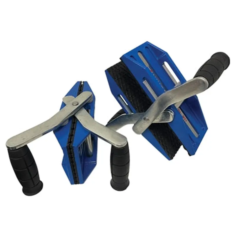 Weha Gecko Double Handle Carry Clamp with RubberBlack Rubber-Set of 2