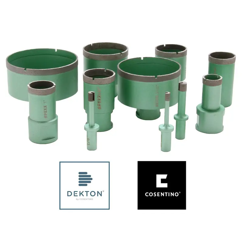 APEXX Green Thin-Wall Porcelain/UCS Core Bits & Blind-Hole Bits3/4"