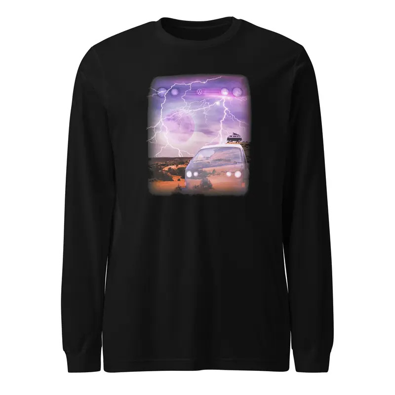 Epic Wolf Van Long Sleeve T-ShirtBlack / XS