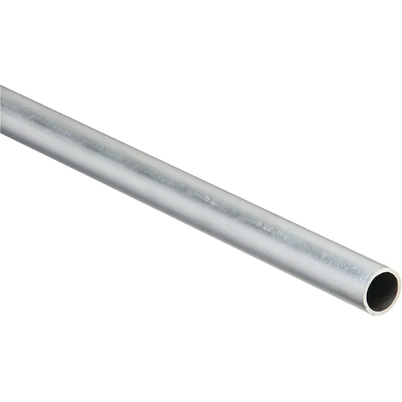 Stanley Hardware 4206BC Series N247-536 Metal Tube, Round, 72 in L, 3/4 in Dia, 1/16 in Wall, Aluminum, Mill