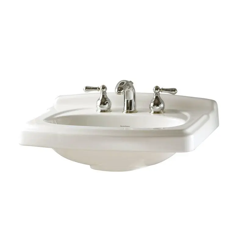 American Standard Portsmouth 8 in. Centers Pedestal/Vanity Top in WhiteWhite / 44