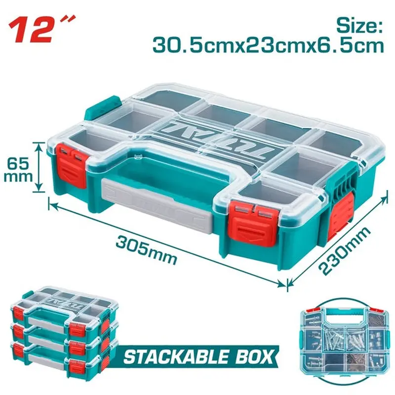 TOTAL Plastic Organizer 12" (TPBX1121)