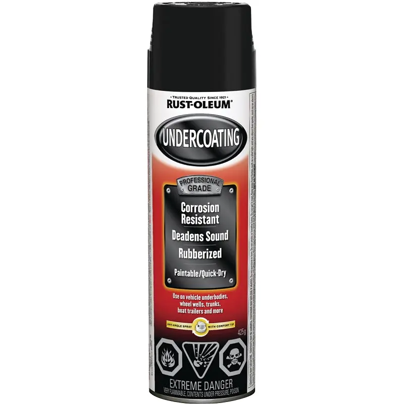 Rust-Oleum Automotive 257805 Automotive Undercoating Spray, Black, 425 g, Can