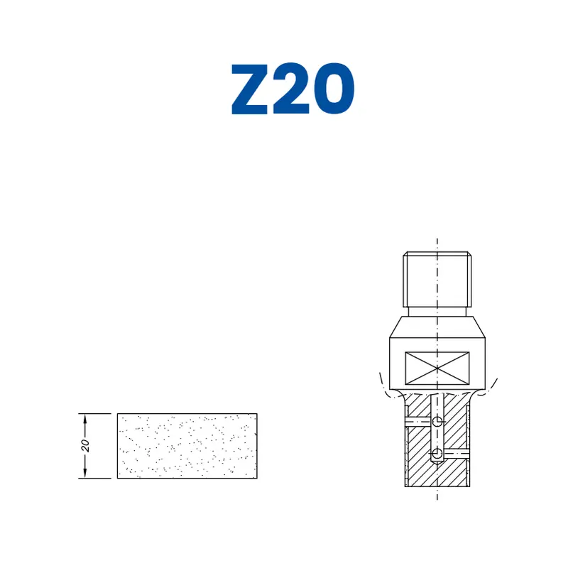 Z20 (20mm Flat Edge)EHS Kit (All materials high speed) / 1