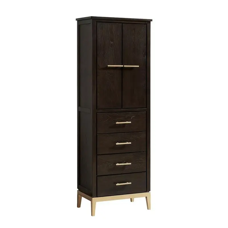 Avanity Hepburn 24-in W x 70-in H x 16-in D Dark Charcolate Plywood Freestanding Linen Cabinet