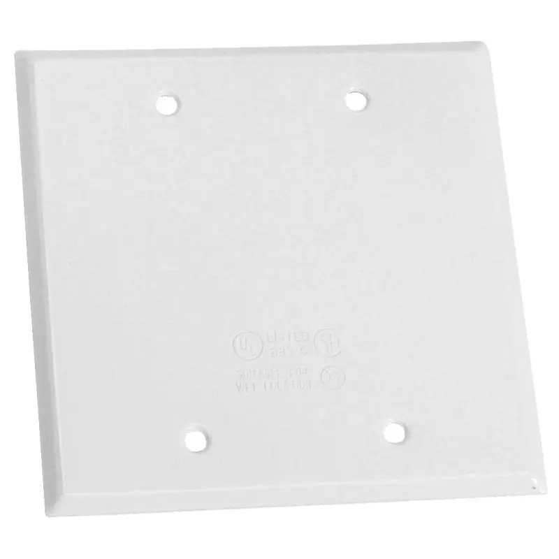 BWF 722W-1 Cover, Steel, White, Powder-Coated