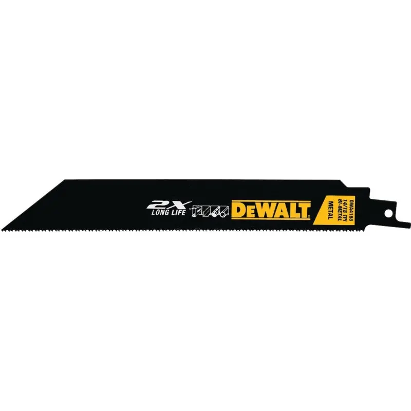 DeWALT DWA4188B Reciprocating Saw Blade, 1 in W, 8 in L, 14/18 TPI