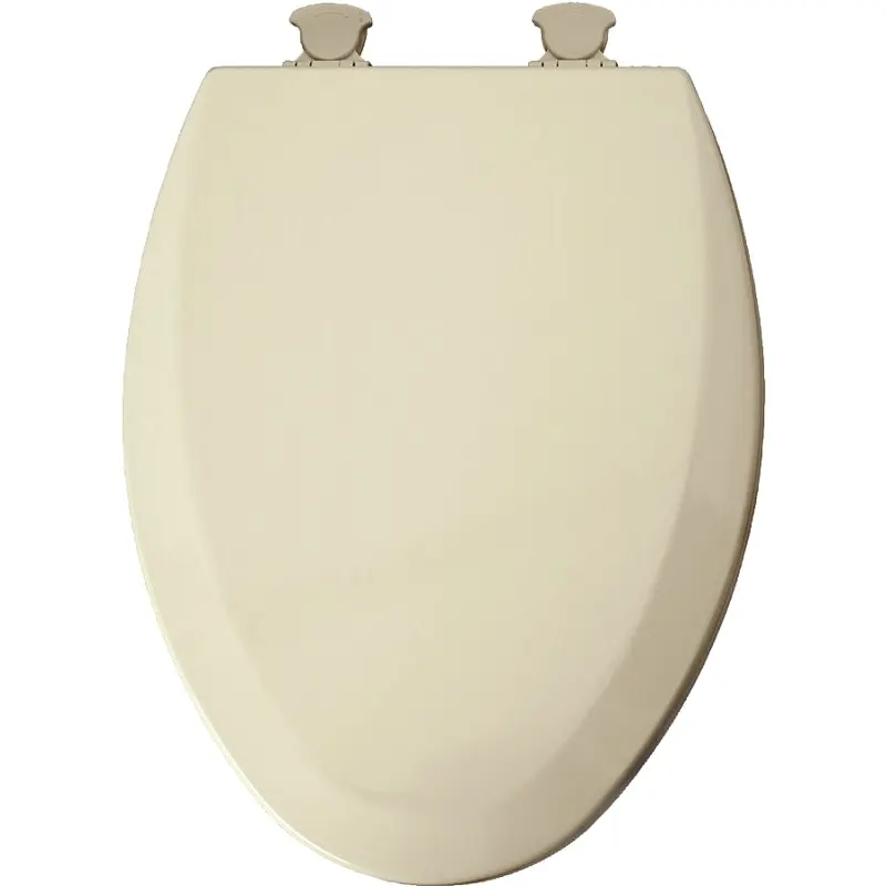 Mayfair 141EC 006/146EC Toilet Seat, Elongated, Molded Wood, Bone, Twist Hinge