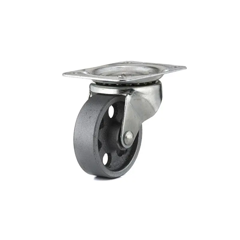 4-1/32 in. Metal Swivel Without Brake plate Caster, 247 lb. Load Rating
