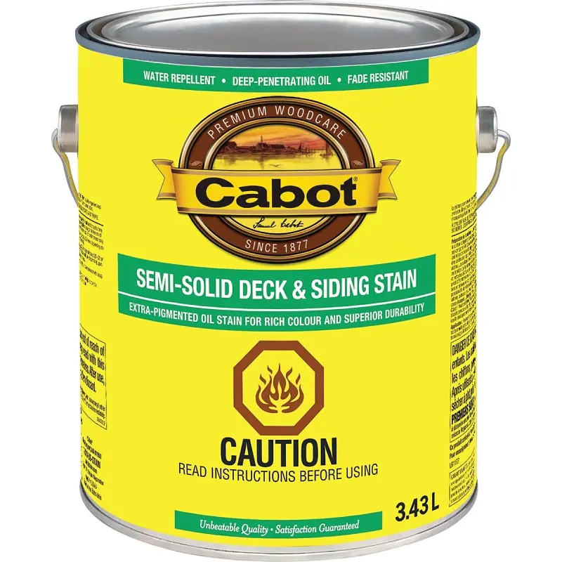 Cabot 17400 17416C Semi-Solid Deck and Siding Stain, New Cedar, Liquid, 3.43 L