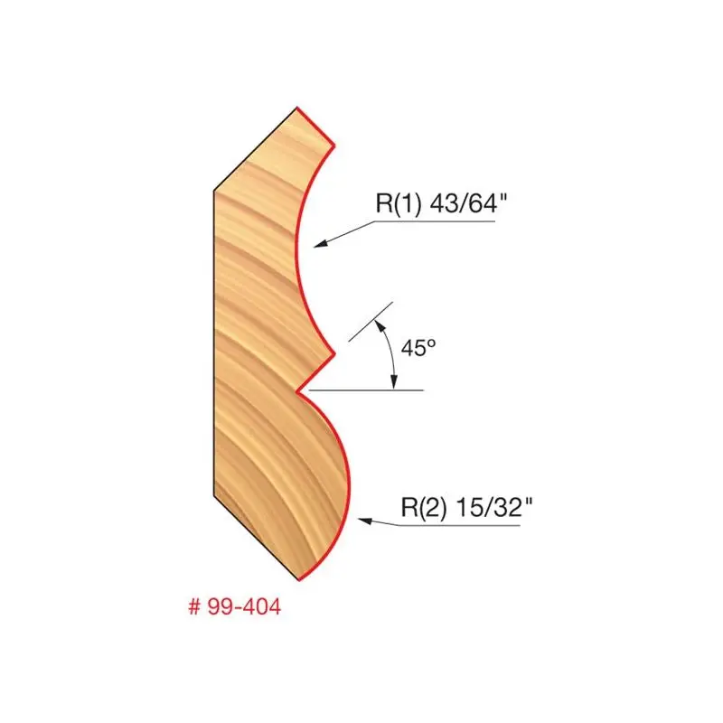 Freud | 99-404 1-1/4 (Dia.) Crown Molding Bit