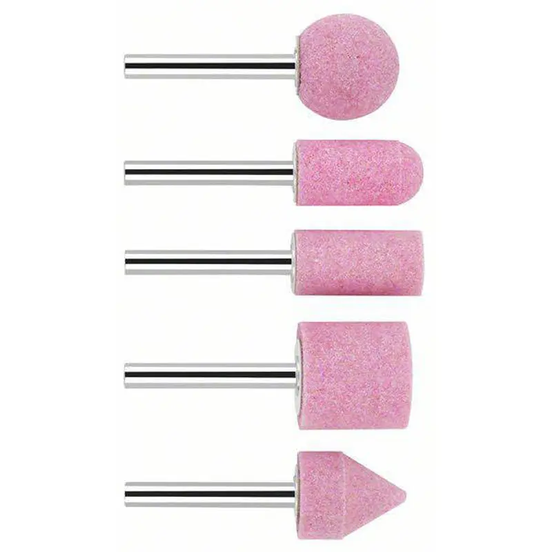 Grinding Stone Set Shank 6mm 5pcs