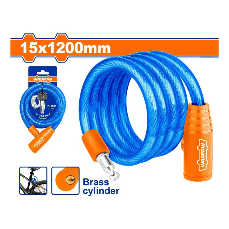 Bike Security Chain 15x1200mm PVC Coated