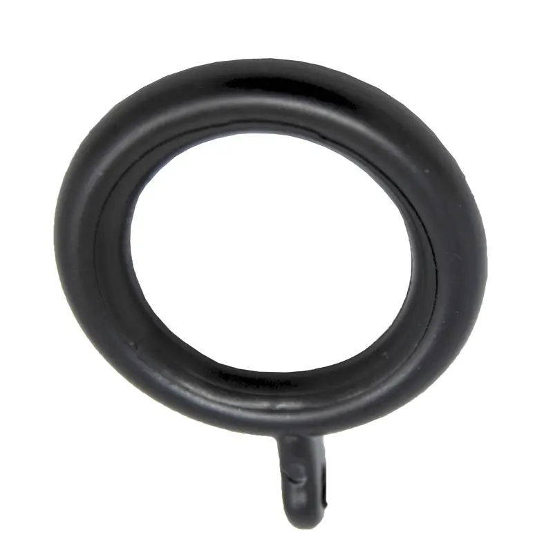 Forest Porto Wrought Iron Ring Smooth - Various Sizes / Colors3/4" / 33 Black Silver