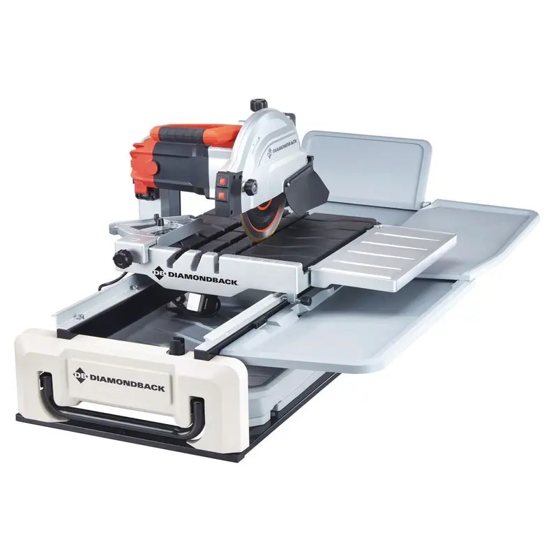 10 in.  2.4 HP Heavy Duty Wet Tile Saw with Sliding Table