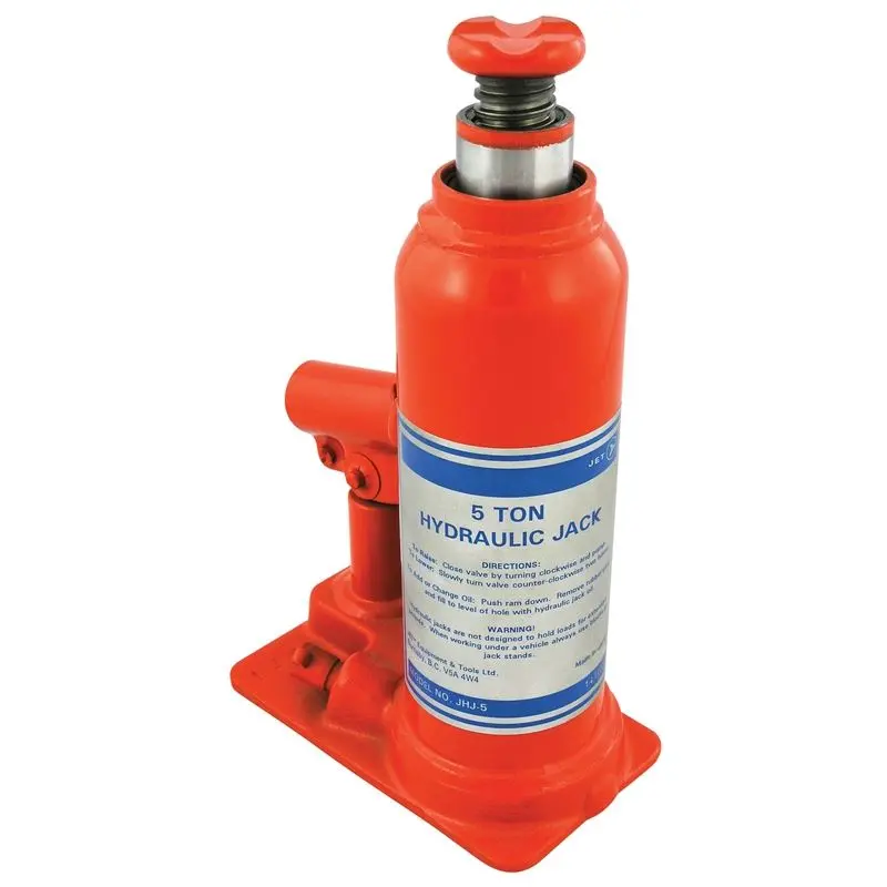 Jet 140102 3 Ton Jet Hydraulic Bottle Jack - Super Heavy Duty
