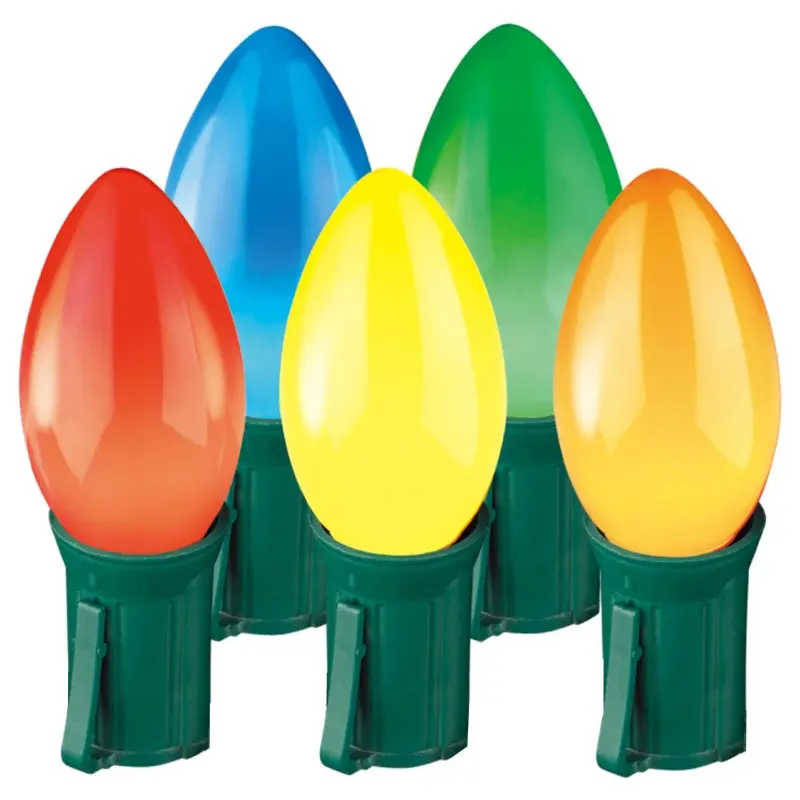 Hometown Holidays 2371/U13E343B Spool Light, Christmas, 70-Lamp, LED Lamp, Clear Lamp