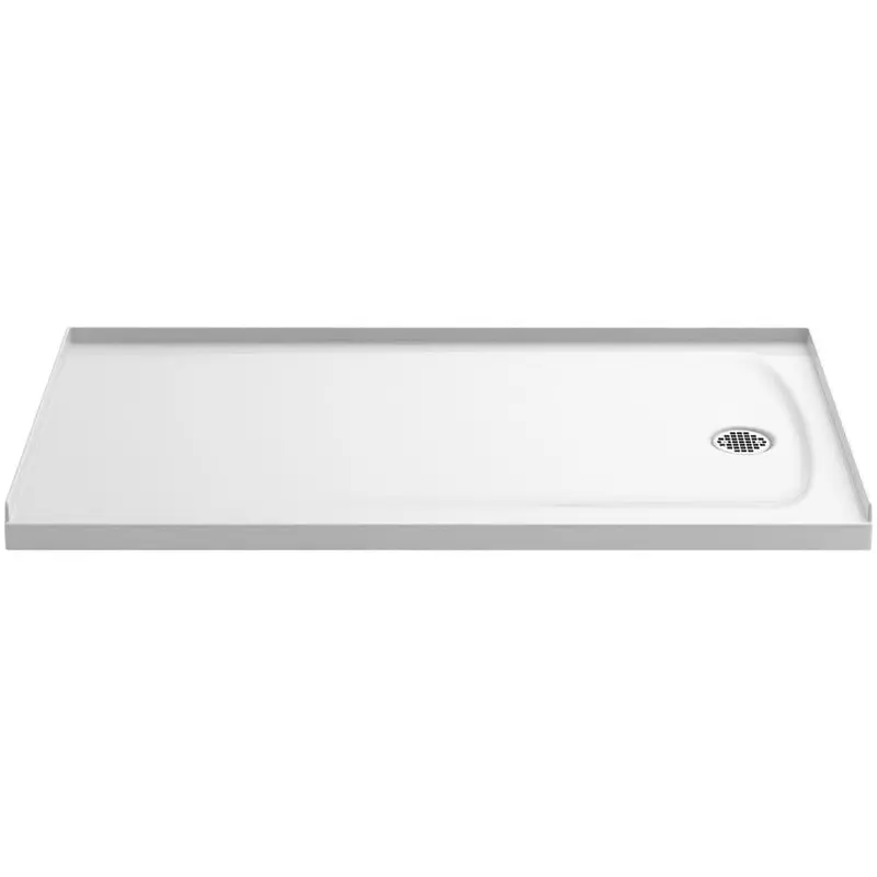 Ballast 60 in. x 32 in. Single Threshold Shower Base in WhiteWhite / Right / 131