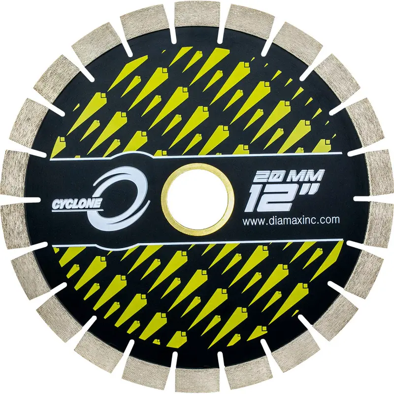 Diamax Cyclone Silent Core Blades12" (20 mm Segment 50/60 mm Arbor)