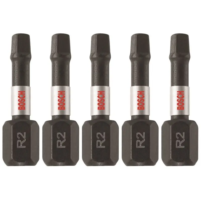 Bosch | ITSQ2105 5 pc. Impact Tough 1 In. Square #2 Insert Bits