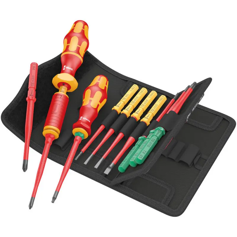 Wera 05006609001 Kraftform Kompakt VDE 16 Torque 1.2-3.0 Nm Extra Slim 1 Tool Finder -16pc