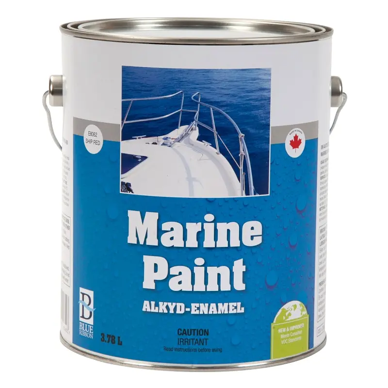 UCP Paints E8062-3.78 Marine Paint, Gloss Sheen, Ship Red, 3.78 L, Can