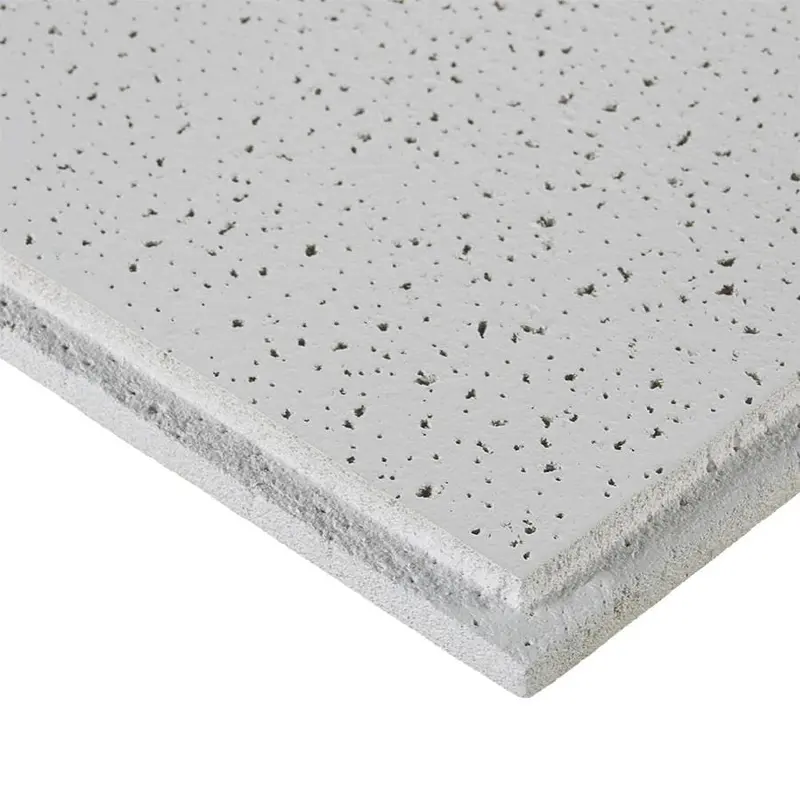 Armstrong Ceilings 24-in x 24-in Fine Fissured Contractor 16-Pack White Fissured 15/16-in Drop Acoustic Panel Ceiling Tilessq/ft