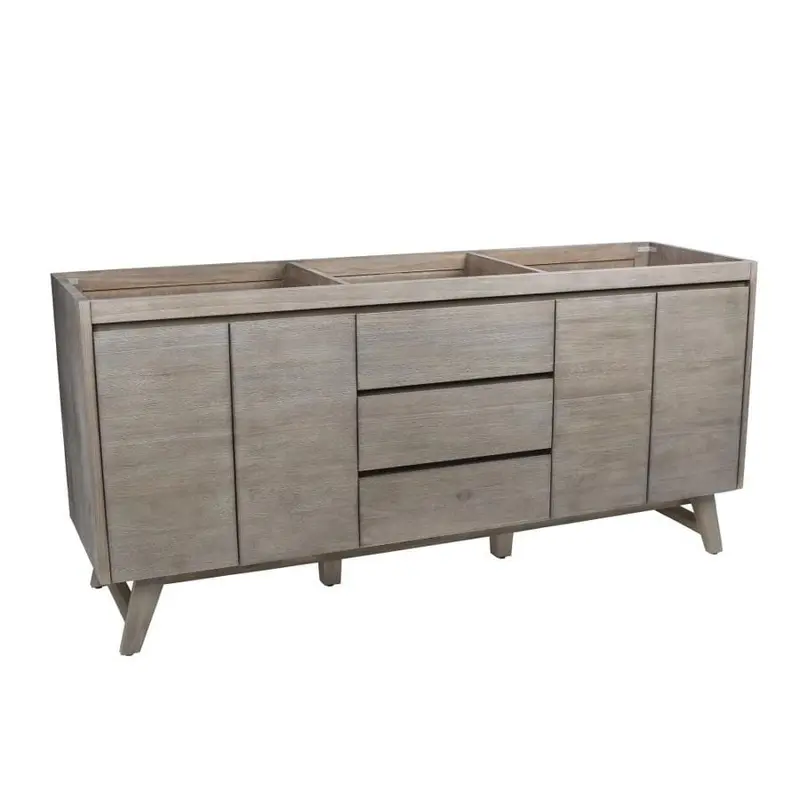Avanity Coventry 72-in Gray Teak Bathroom Vanity CabinetGray Teak