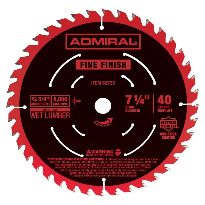 7-1/4 in. 40T Finishing Circular Saw Blade
