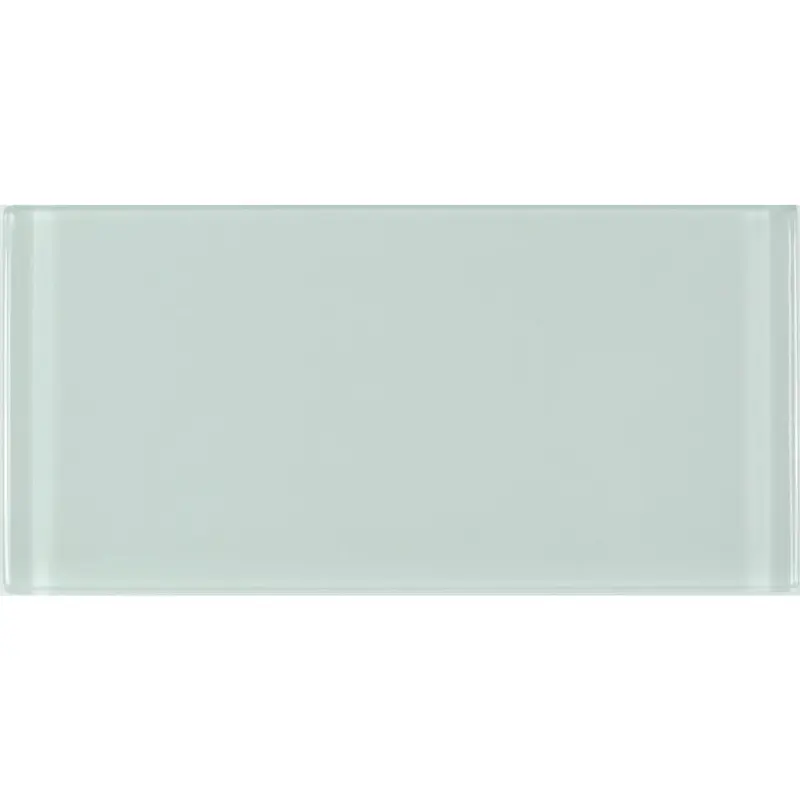 ABOLOS Metro Arctic Blue Subway 3 in. x 6 in. Glossy Glass Wall Tile (10 sq. ft. / case)sq. ft.