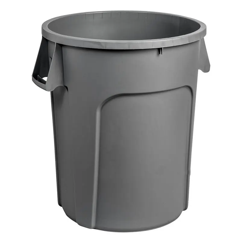 M2 32 Gallon HD Garbage Container-Grey