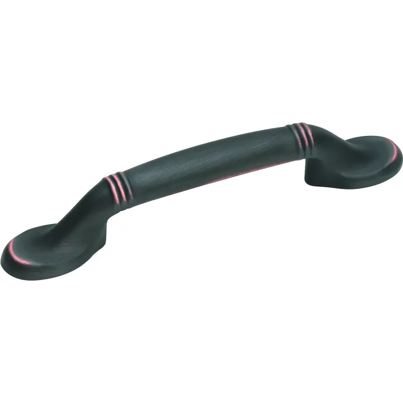 Amerock BP1300ORB Cabinet Pull, 5-1/4 in L Handle, 1-1/16 in H Handle, 1-1/16 in Projection, Zinc, Oil-Rubbed Bronze