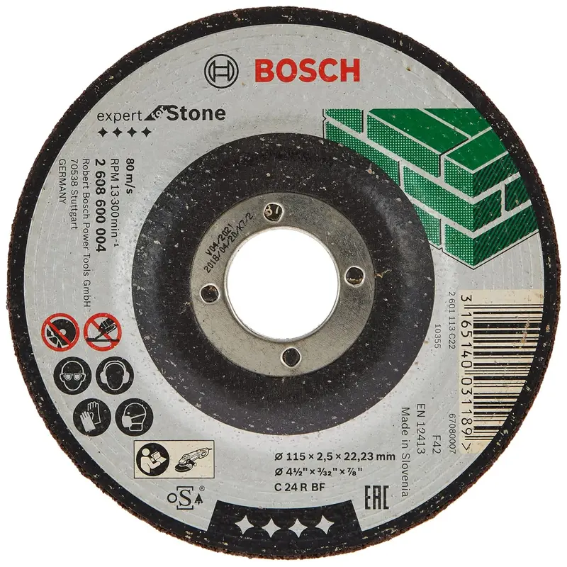 Cutting Disc Expert for Stone with Depressed Centre 180x3x22.23mm