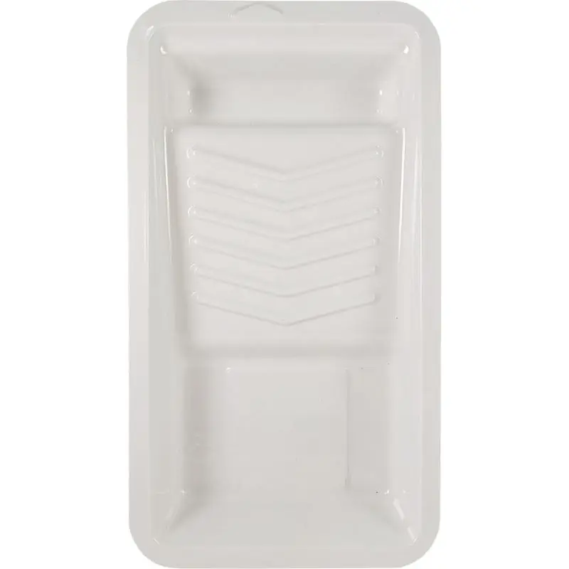 Dynamic 00185 7" (177mm) Plastic Deep Well Paint Tray - White