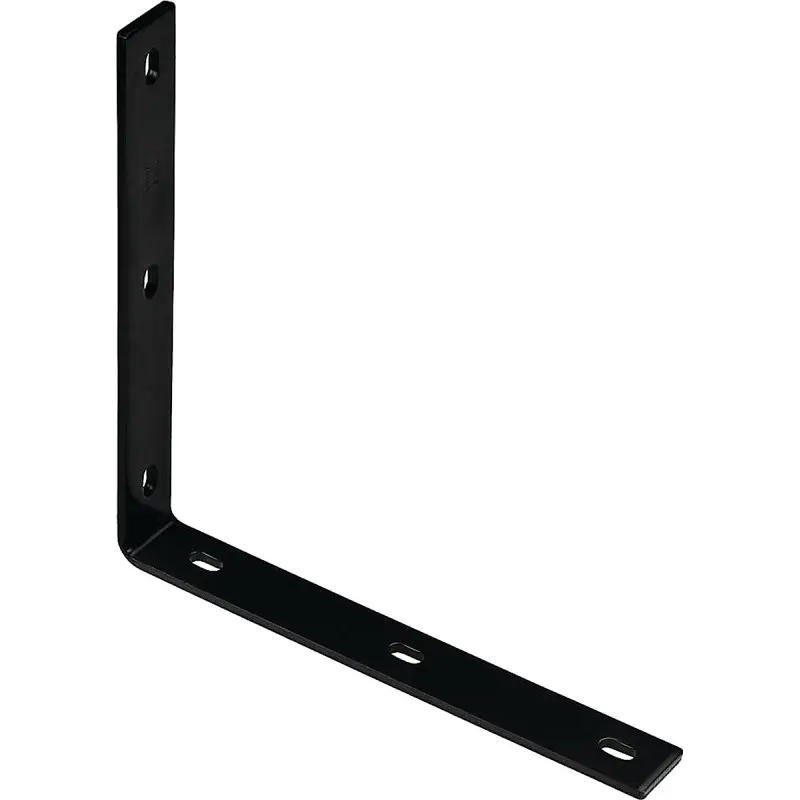 National Hardware 1151BC Series N351-469 Corner Brace, 12-1/4 in L, 1-1/2 in W, 12-1/4 in H, Steel, Powder-Coated