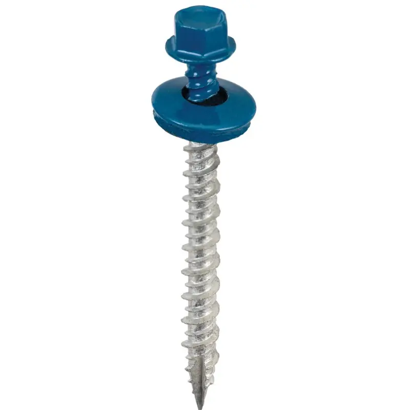 Acorn International SW-MW2BL250 Screw, #9 Thread, High-Low, Twin Lead Thread, Hex Drive, Self-Tapping, Type 17 Point, 250/BAG