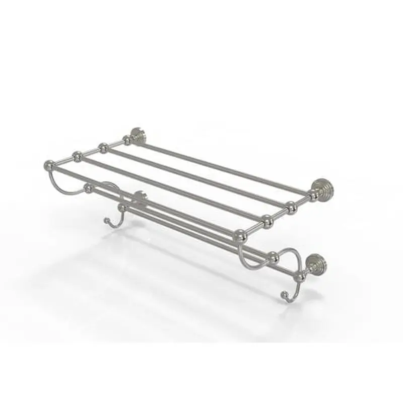 Allied Brass Waverly Place Satin Nickel Wall Mount Towel Rack