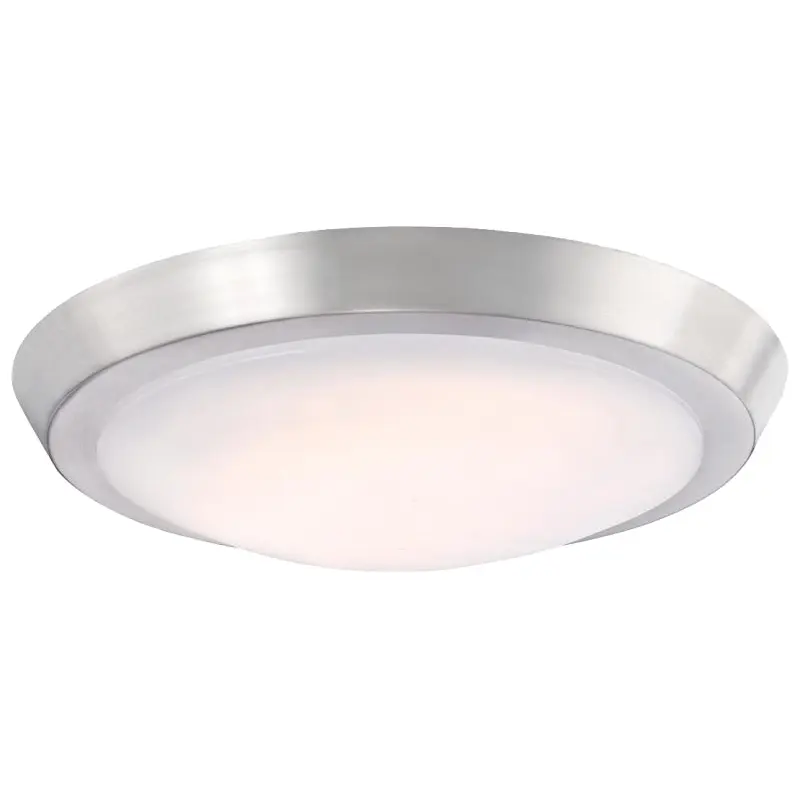 Westinghouse 61073 Flush Mount Ceiling Fixture, LED Lamp, 1100 Lumens Lumens, 3000 K Color Temp, Brushed Nickel Fixture
