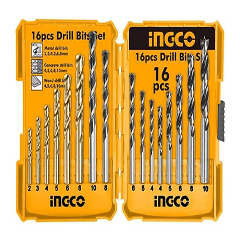 Metal, Concrete, Wood Drill Bit 16pcs