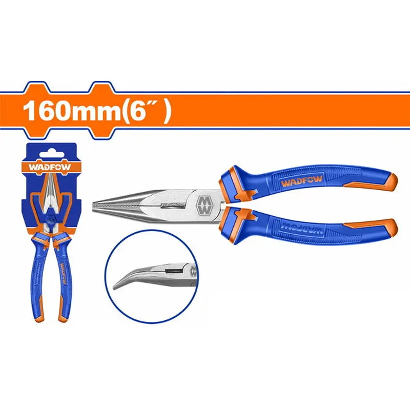 WADFOW 160mm Bent Nose Pliers