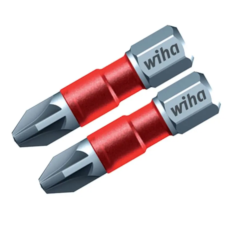 Wiha Terminator Impact Insert Bit Pozi #2 Pack of 2 Bits