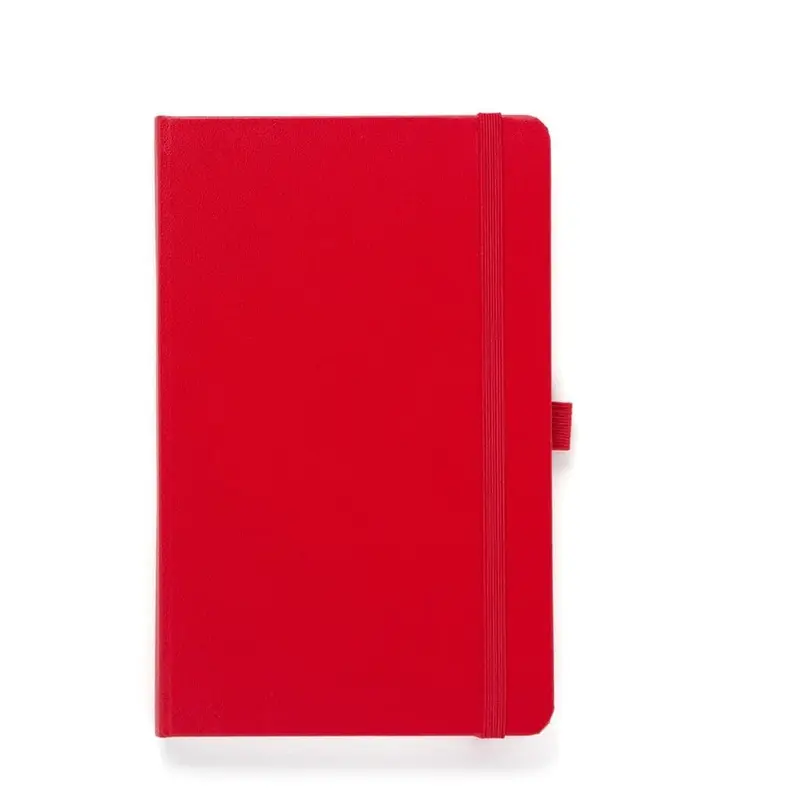 PINGER - Giftology A5 Hard Cover Ruled Notebook - Red