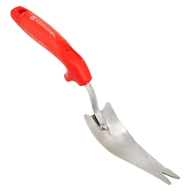 CORONA ComfortGEL CT-3354 Weeder, 7 in L Blade, Stainless Steel Blade, Composite Handle, 6 in L Handle