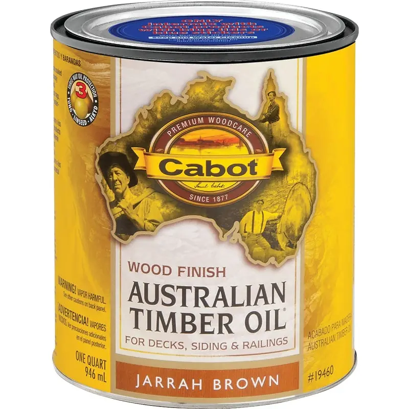 Cabot 19400 Series 142.0019460.005 Timber Oil, Jarrah Brown, Liquid, 946 mL, Can