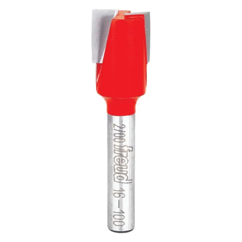 Freud 16-100 Router Bit, 1/2 in Dia Cutter, 2 in OAL, 1/4 in Dia Shank, 2-Cutter, Carbide