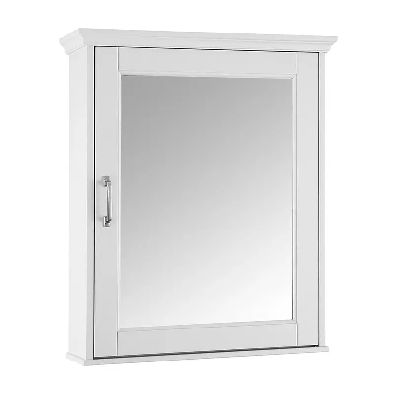 Ashburn 23 in. W x 28 in. H x 8 in. D Framed Surface-Mount Bathroom Medicine Cabinet in White25.96 / each