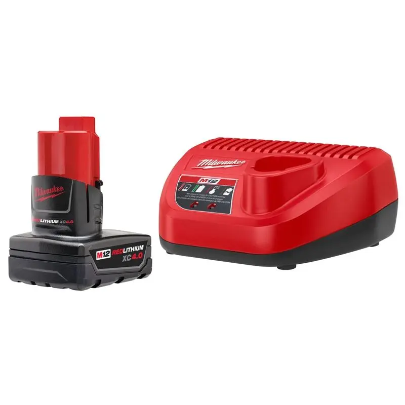 Milwaukee 48-59-2440 M12 REDLITHIUM XC 4.0 Starter Kit