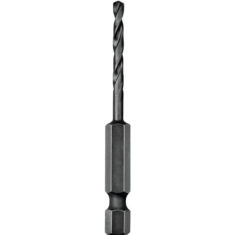 DeWALT DD5111 Impact Drill Bit, 11/64 in Dia, 2-15/16 in OAL, Spiral Flute, 1/4 in Dia Shank, Hex Shank